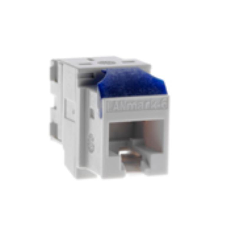 Blue clip for LANmark Snap-In connector to keystone format (keystone height 20,0-20,5 mm / wall thickness 2,0-2,25 mm)